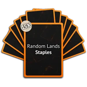 15x Random Lands Staples